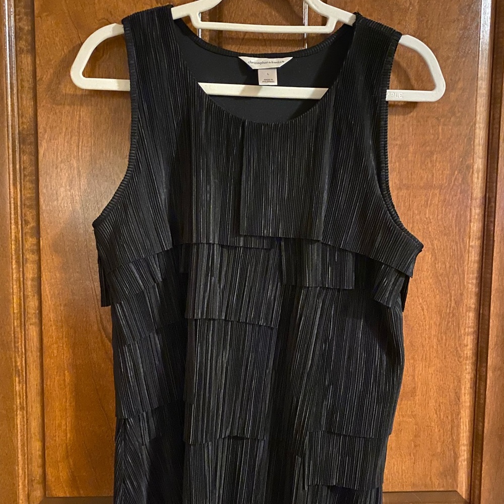 Chic Black Layered Top